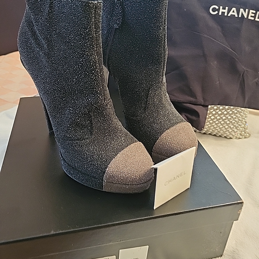 Chanel Black Women's Ankle Boots